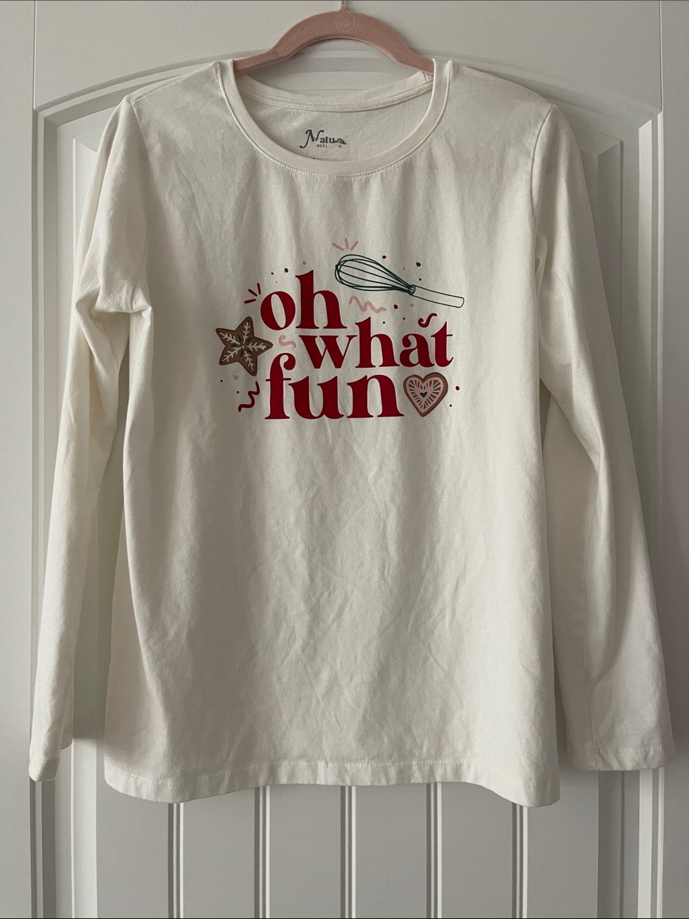 Natural Reflections Holiday Christmas Baking T Shirt M/L